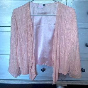 Parker pink beaded jacket
